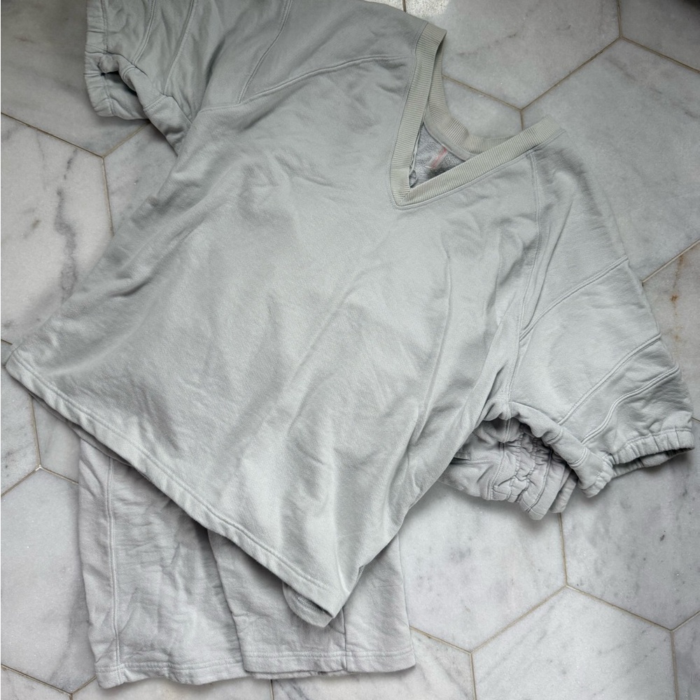 Free People Light Gray Blue On the Run set